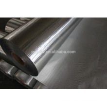 Laminación de tela de vidrio de papel de aluminio / tela a prueba de calor ignífuga de fibra de vidrio recubierta de papel de aluminio
